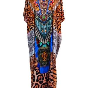 Animal Print Kaftan Dress for Sale-Caftan Dresses